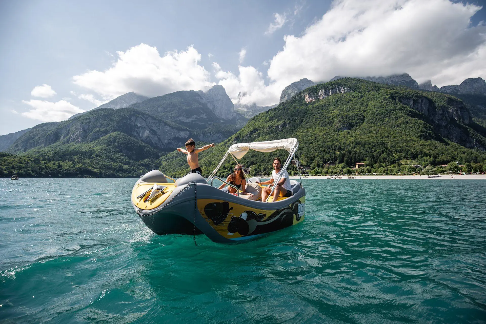 Kayaks, Pedalos and Electric Boats