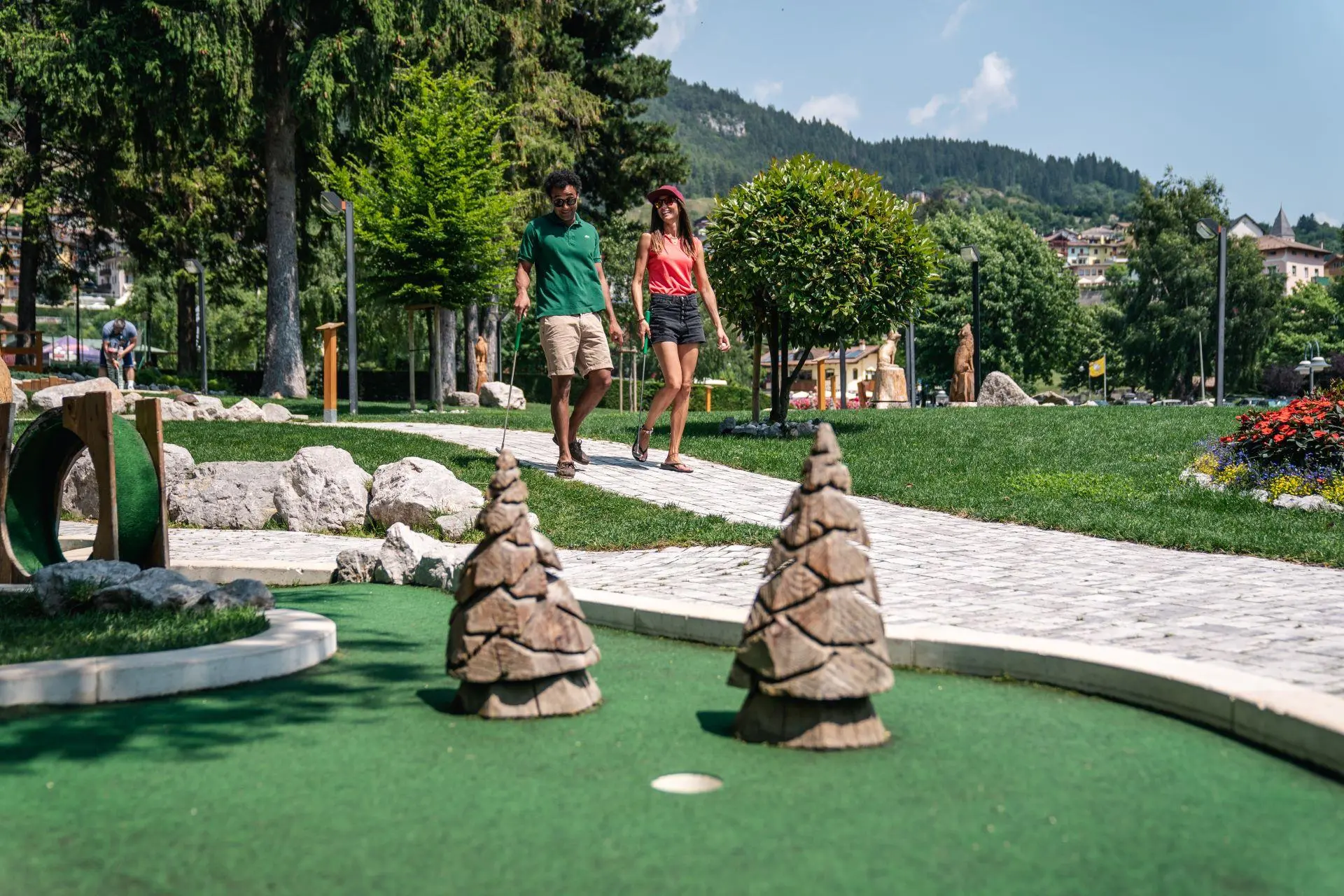 Minigolf a Molveno