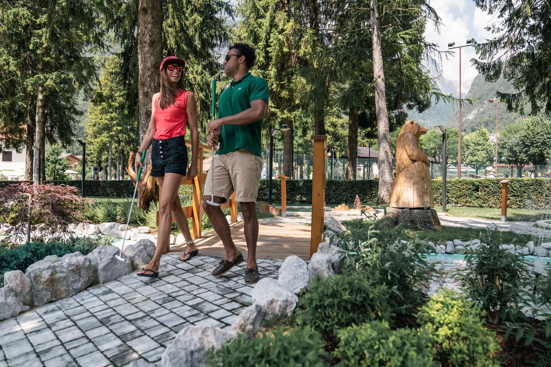 Minigolf a Molveno