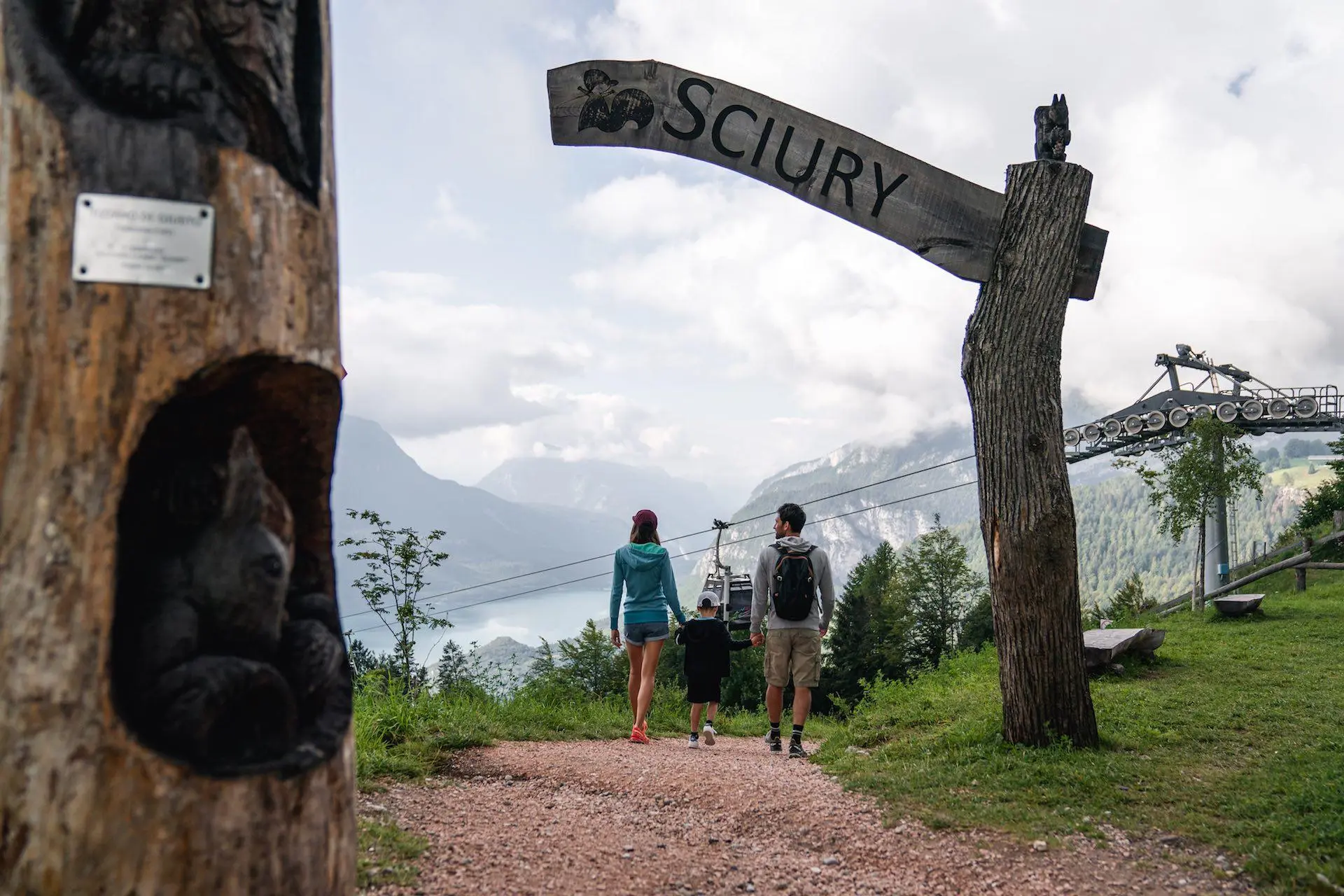Der Lehrpfad „Il mondo di Sciury“ (Sciurys Welt)