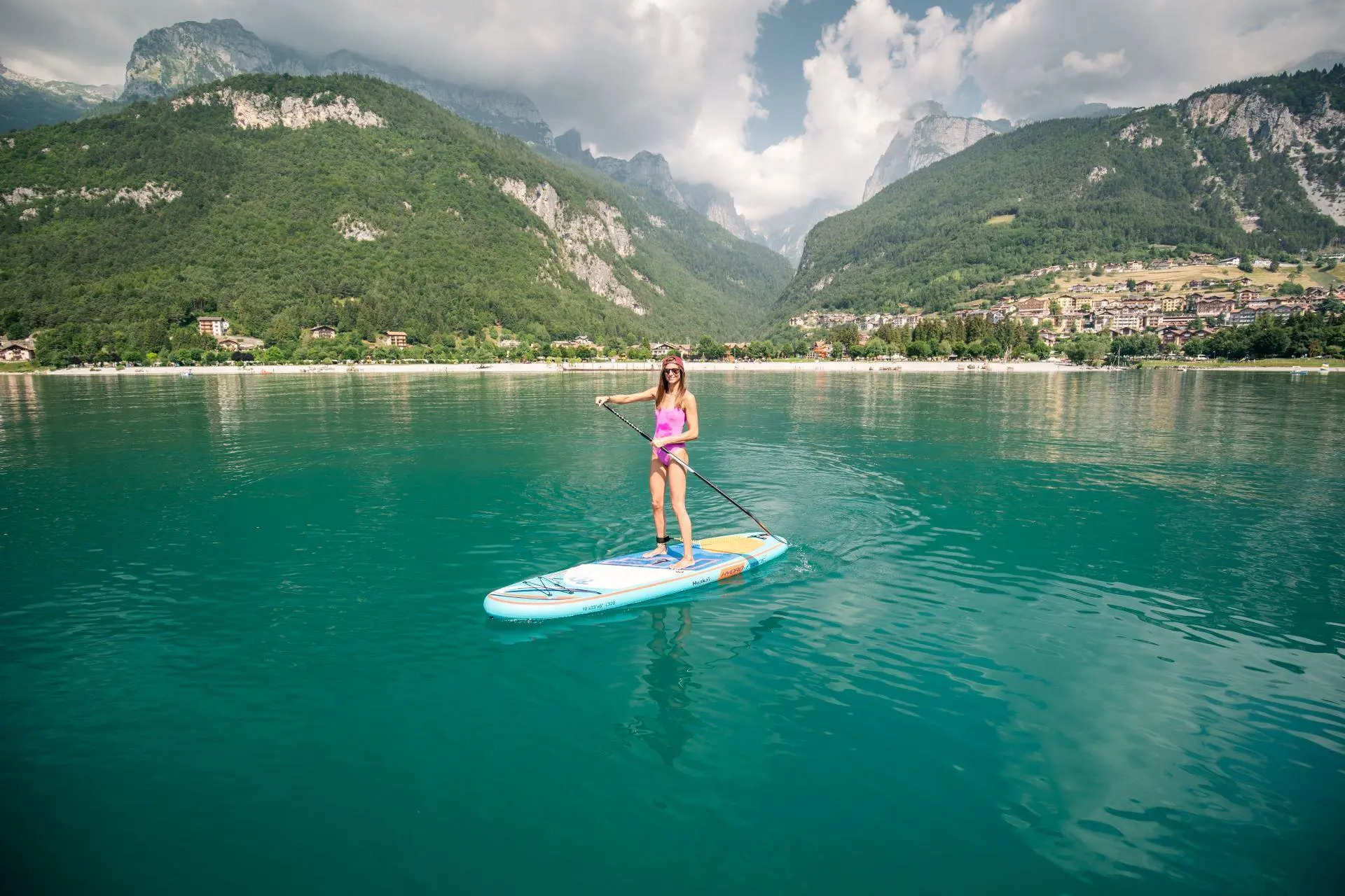Stand Up Paddle auf dem schönsten See Italiens